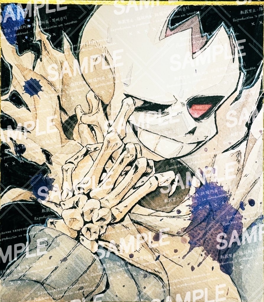 【アナログ原画】ミニ色紙有償依頼