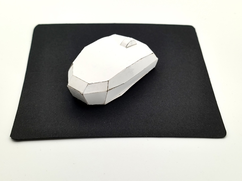 ペーパークラフト ラップトップコンピュータ+ワイヤレスマウス