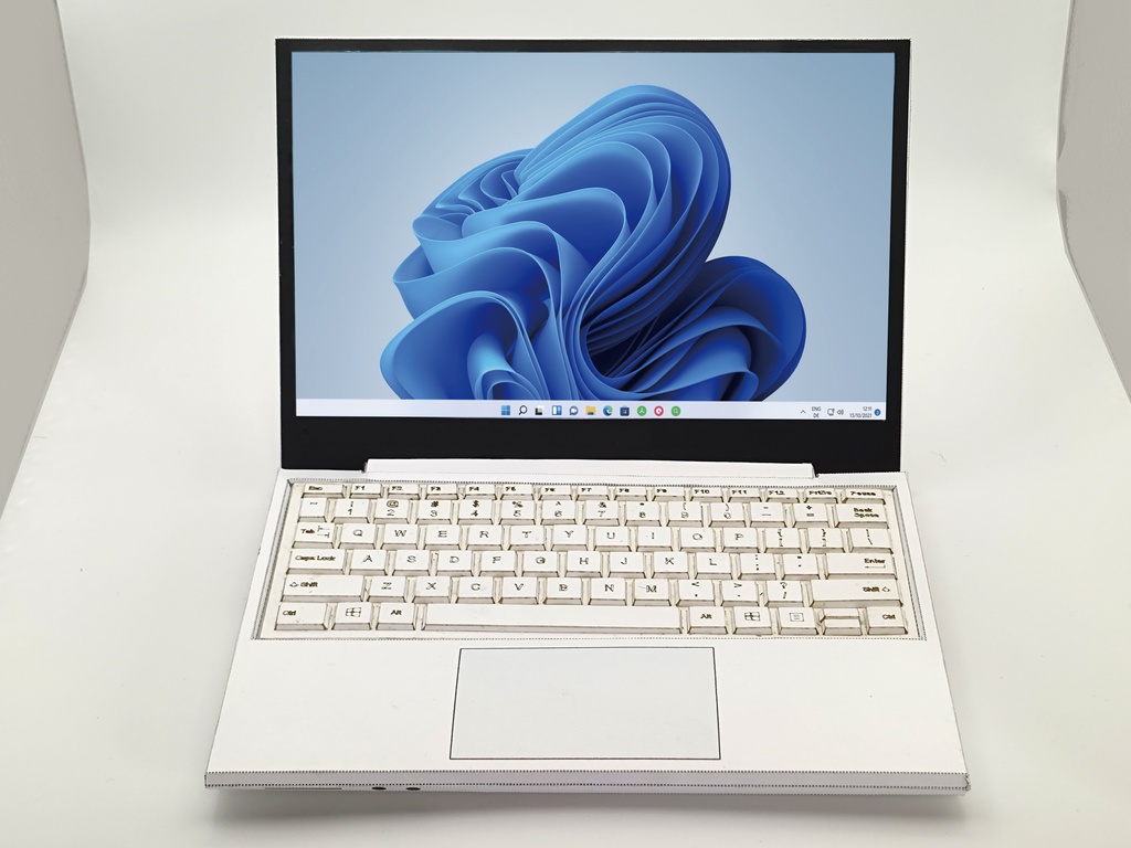 ペーパークラフト ラップトップコンピュータ+ワイヤレスマウス