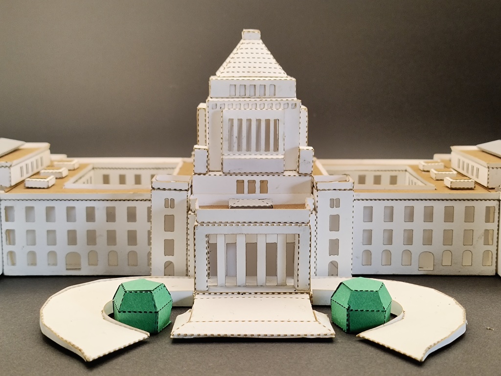 ペーパークラフト 国会議事堂