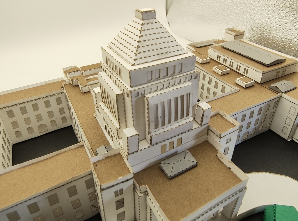 ペーパークラフト 国会議事堂