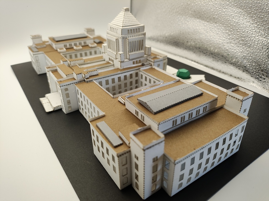 ペーパークラフト 国会議事堂