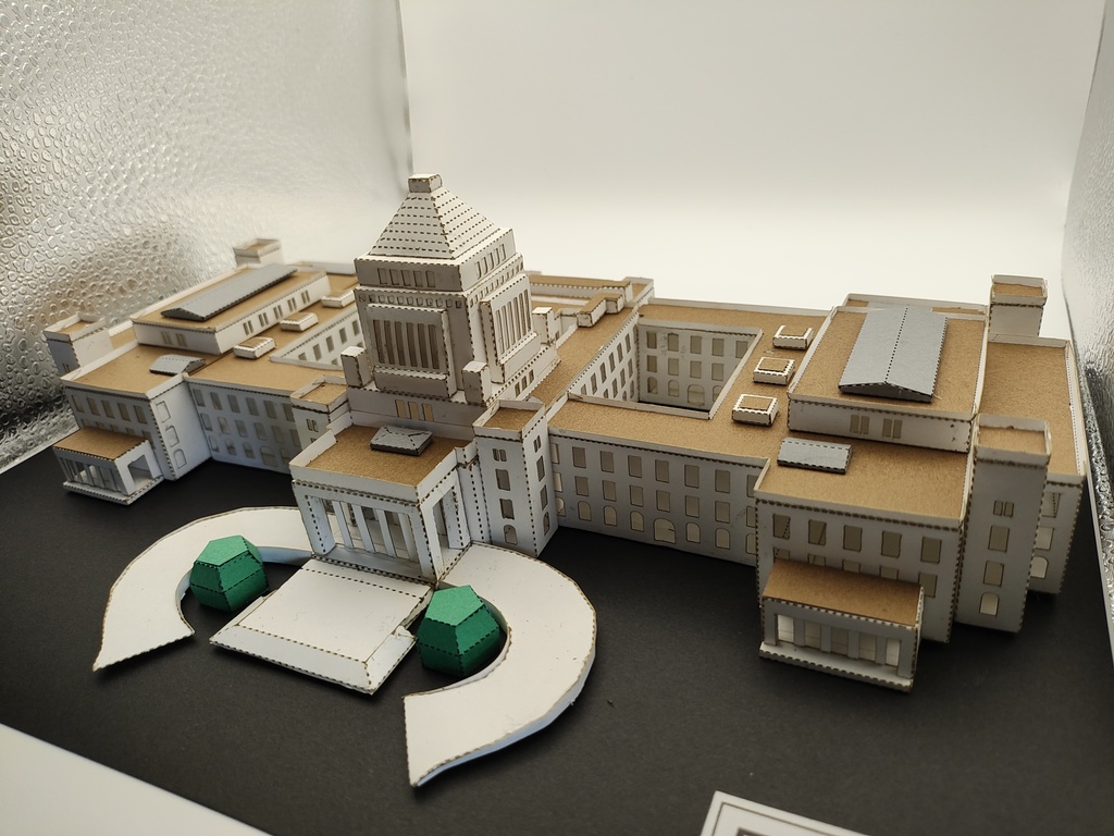 ペーパークラフト 国会議事堂