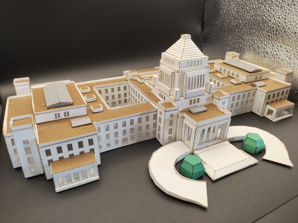 ペーパークラフト 国会議事堂