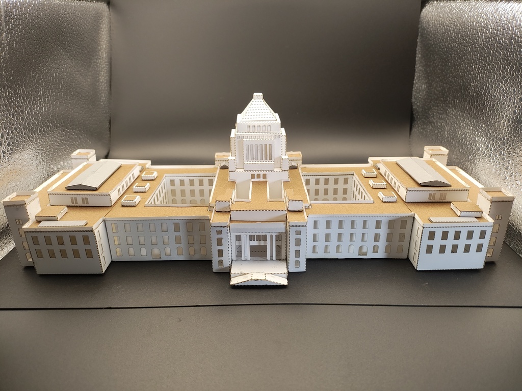 ペーパークラフト 国会議事堂