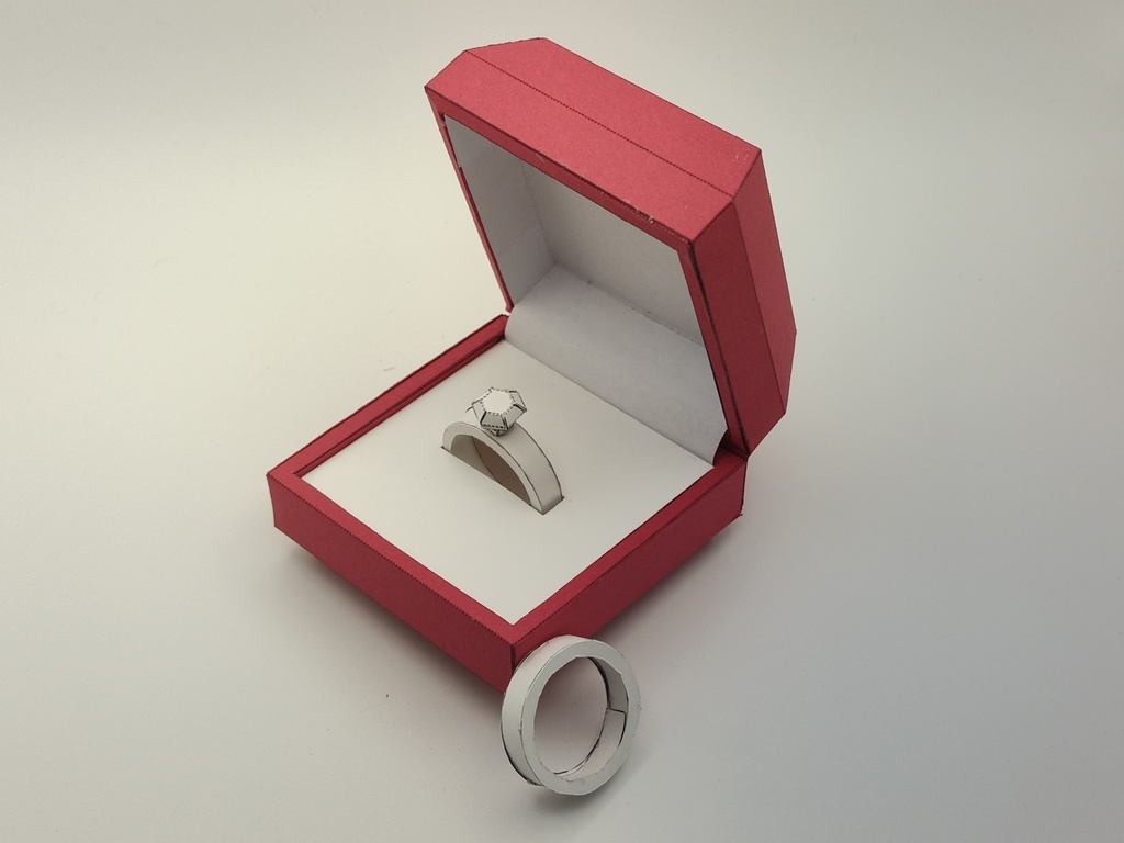 ペーパークラフト 結婚指輪