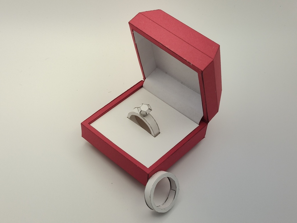ペーパークラフト 結婚指輪