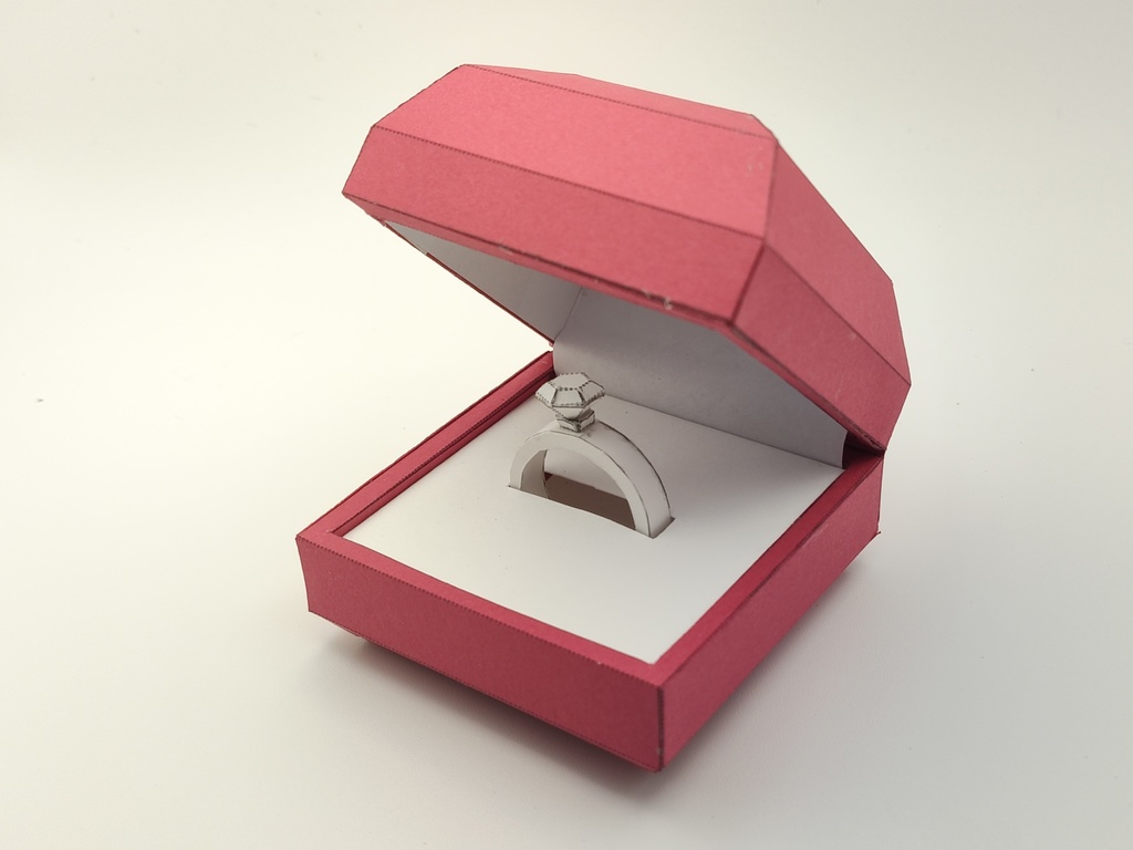 ペーパークラフト 結婚指輪