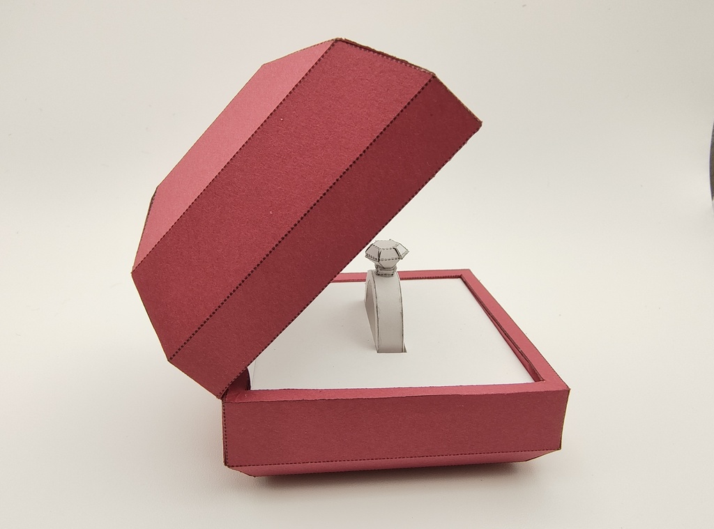 ペーパークラフト 結婚指輪