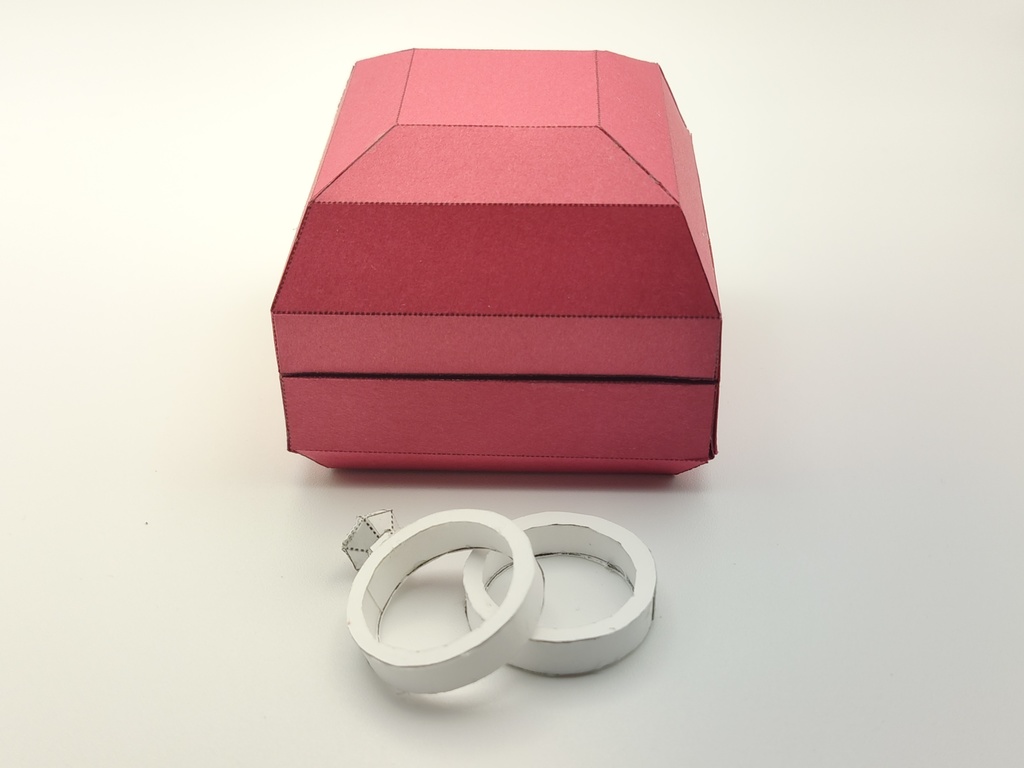ペーパークラフト 結婚指輪