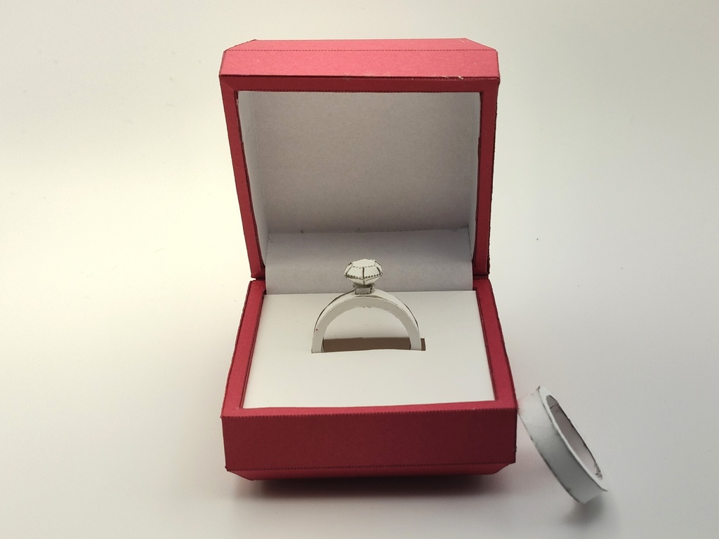 ペーパークラフト 結婚指輪