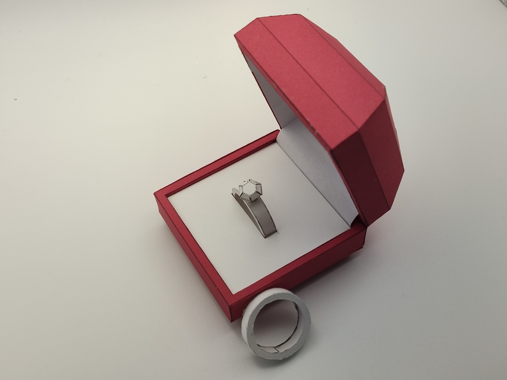 ペーパークラフト 結婚指輪