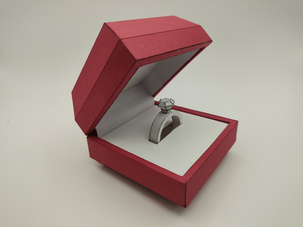 ペーパークラフト 結婚指輪