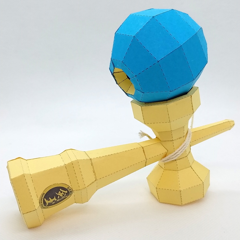 ペーパクラフト けんだま