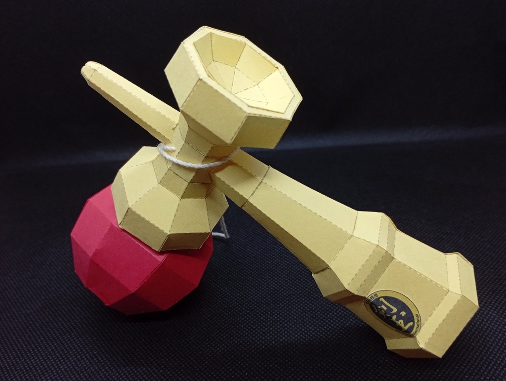 ペーパクラフト けんだま