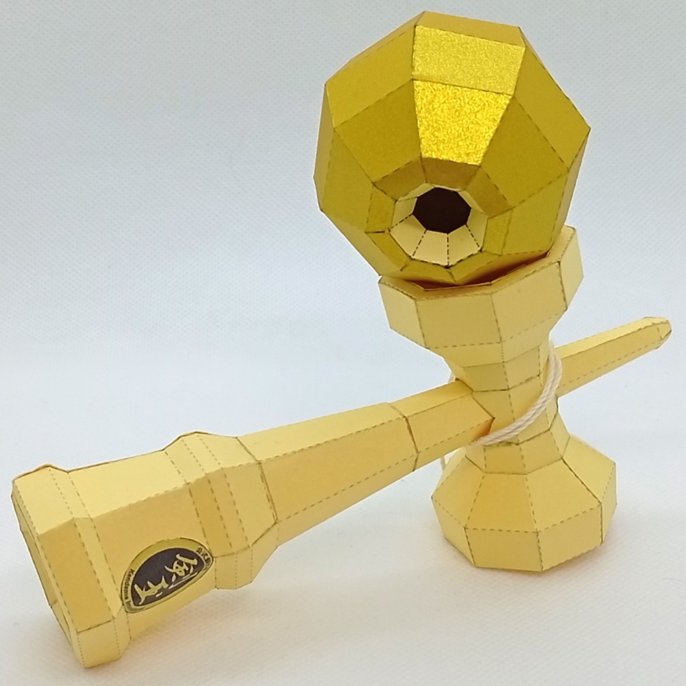 ペーパクラフト けんだま