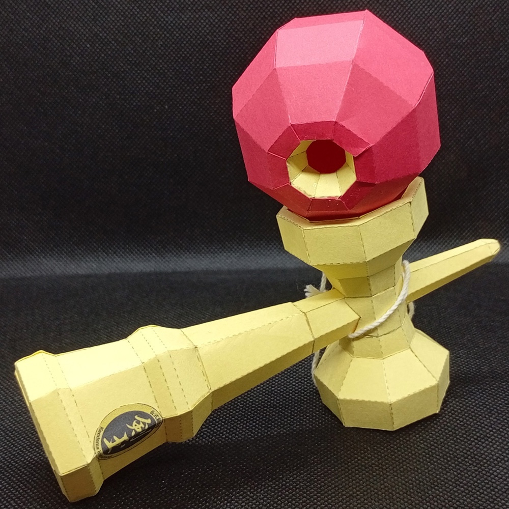 ペーパクラフト けんだま