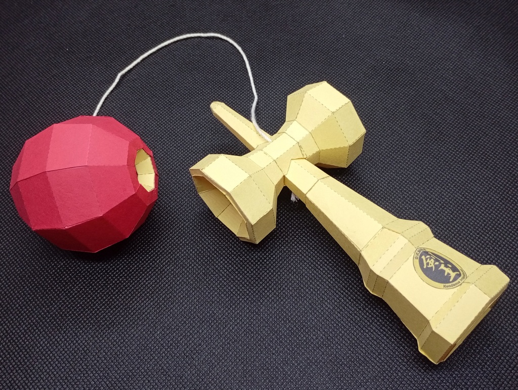 ペーパクラフト けんだま