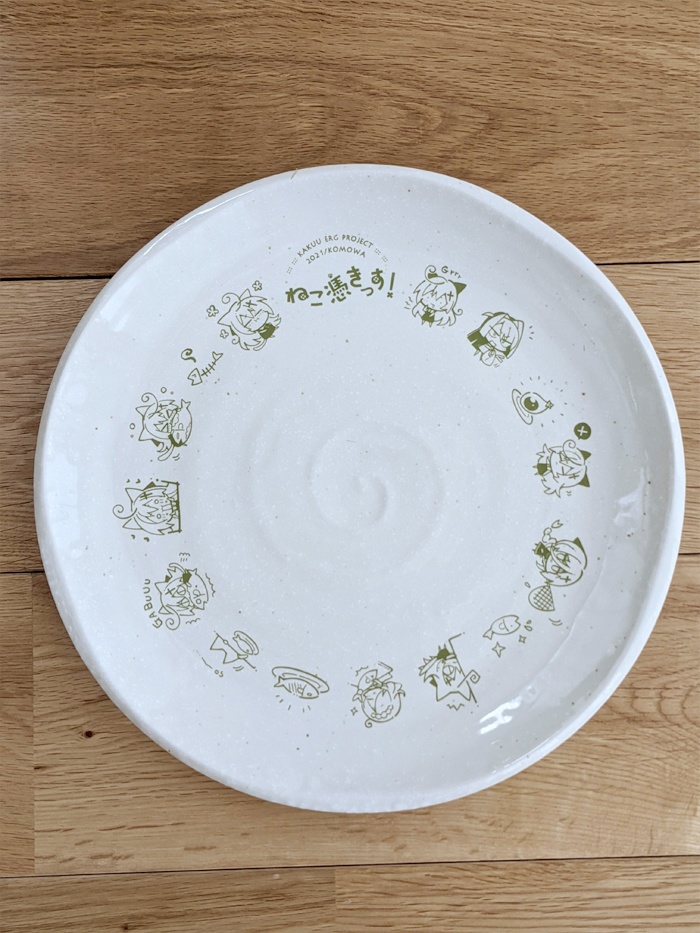 ねこ憑きっす!25センチ皿