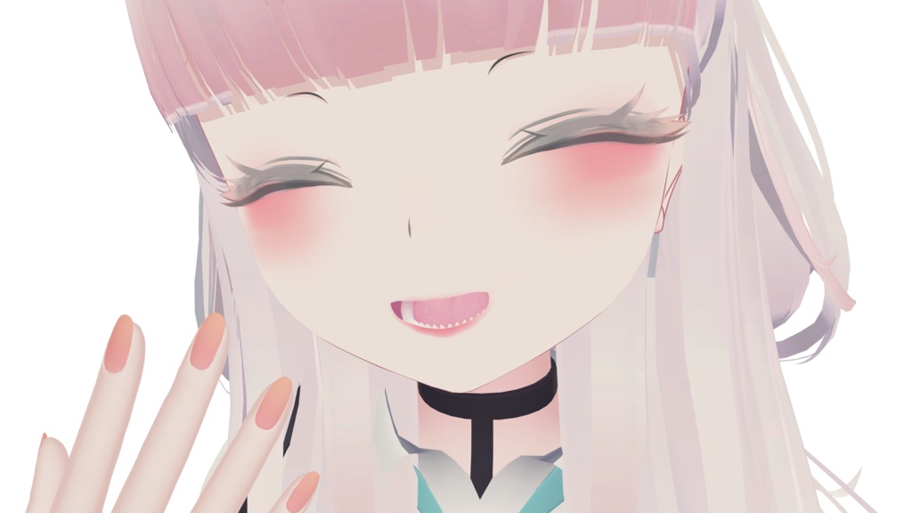 【ルルネ専用テクスチャ】桜ルルネセット(髪、瞳、メイク、ネイル、しっぽ)