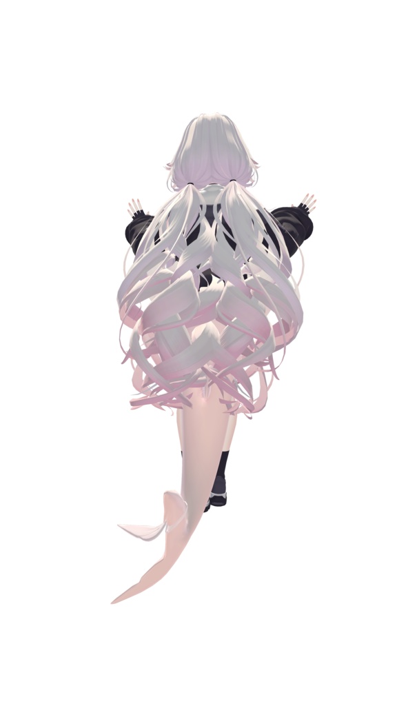 【ルルネ専用テクスチャ】桜ルルネセット(髪、瞳、メイク、ネイル、しっぽ)