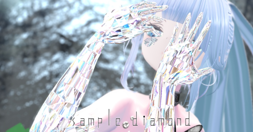 【マテリアル付き/ルルネ専用/髪・顔・体・しっぽ・AFK・ペット・汎用】💎宝石マテリアル-your facets-💎