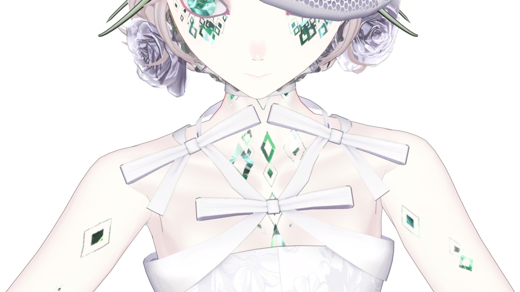 【Pochi専用/髪・顔・体/マテリアル付き】💎宝石マテリアル-your facets-💎