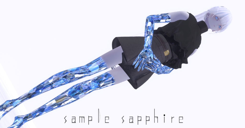 【Pochi専用/髪・顔・体/マテリアル付き】💎宝石マテリアル-your facets-💎