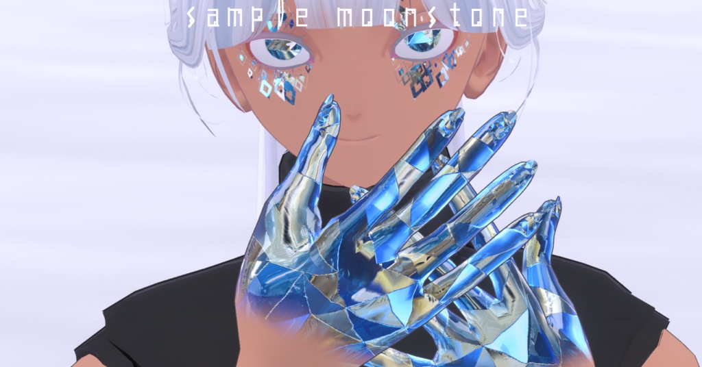 【Pochi専用/髪・顔・体/マテリアル付き】💎宝石マテリアル-your facets-💎