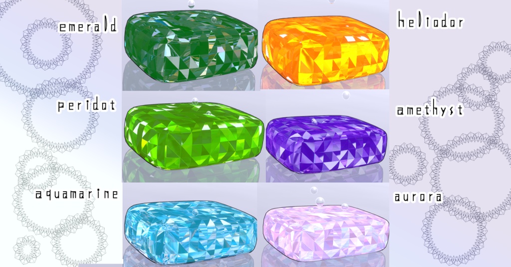 【せっけん専用/マテリアル付き】💎宝石マテリアル-your facets-💎