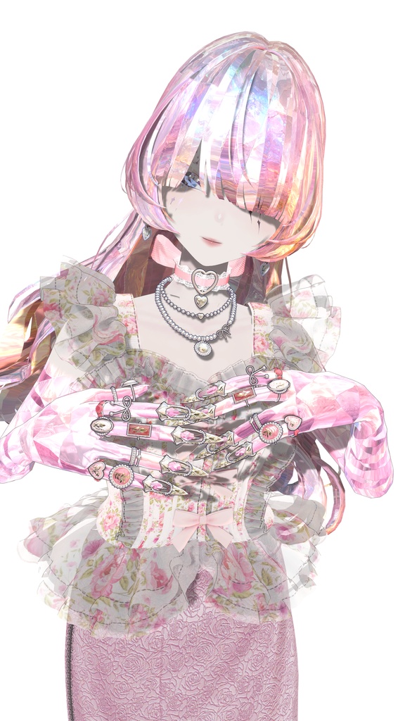 【julius専用/髪・顔・体/汎用マテリアル付き】💎宝石マテリアル-your facets-💎