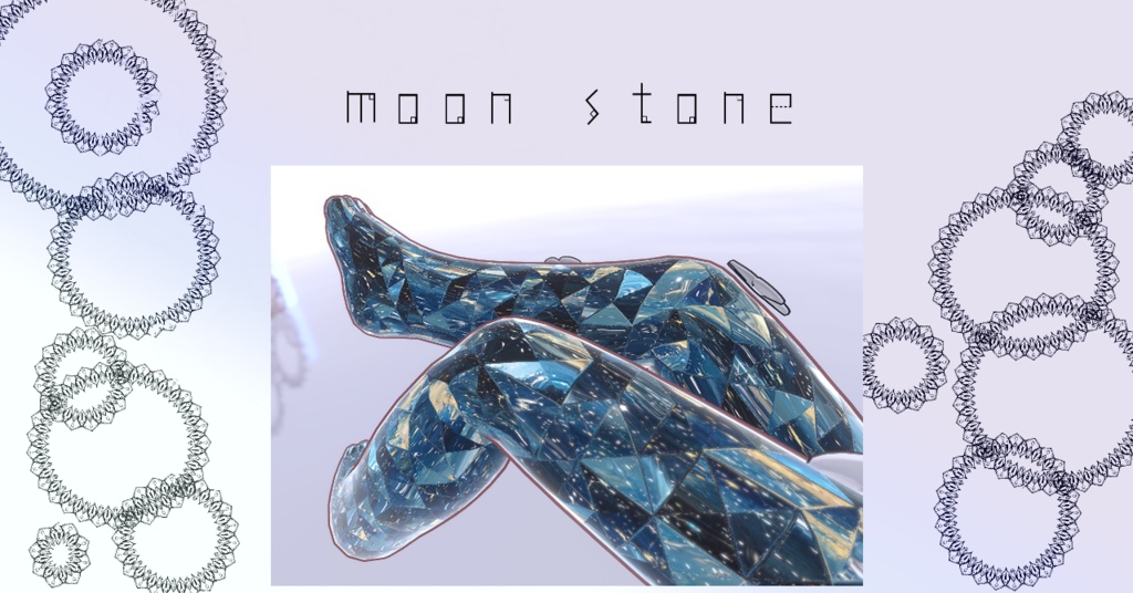 【キプフェル専用/髪・顔・体・耳・しっぽ/汎用マテリアル付き】💎宝石マテリアル-your facets-💎