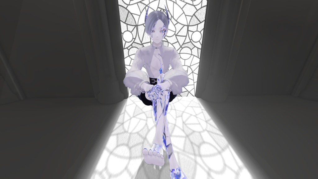 【イェギ専用/髪・顔・体・しっぽ/マテリアル付き】💎宝石マテリアル-your facets-💎