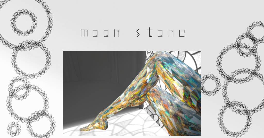 【ゾメちゃん専用/髪・顔・体・翼/汎用マテリアル付き】💎宝石マテリアル-your facets-💎