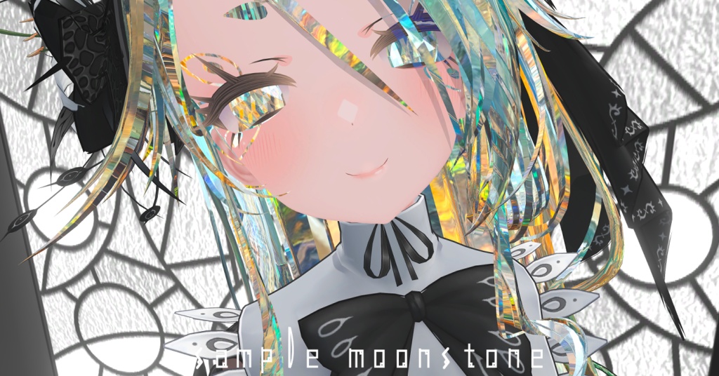 【ゾメちゃん専用/髪・顔・体・翼/汎用マテリアル付き】💎宝石マテリアル-your facets-💎