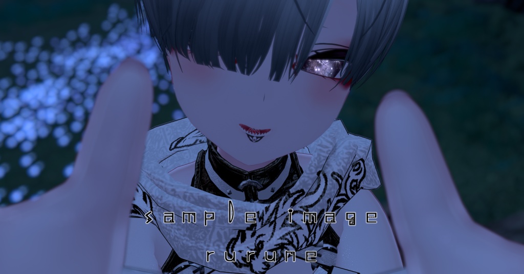 【12アバター対応/マテリアル付】天の川アイテクスチャ