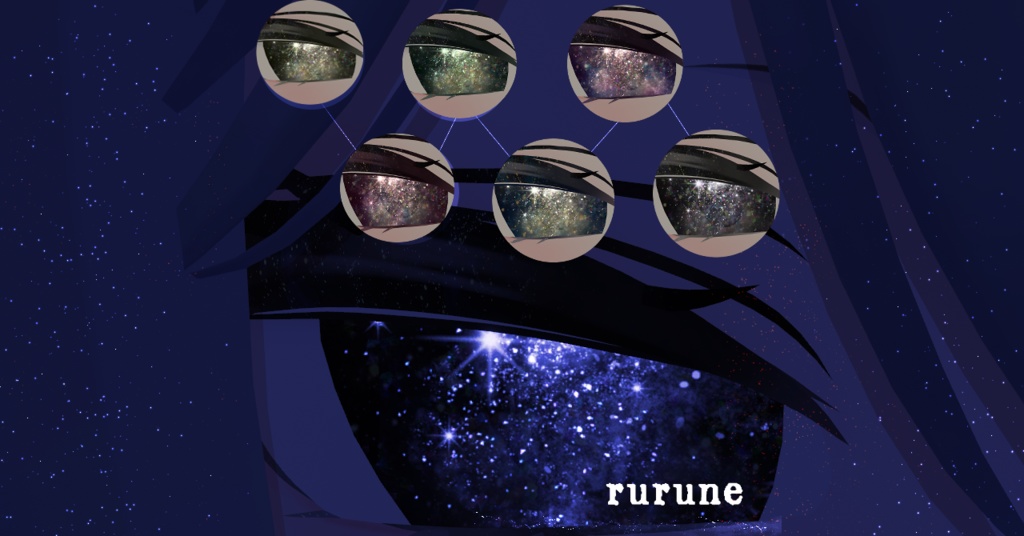 【12アバター対応/マテリアル付】天の川アイテクスチャ