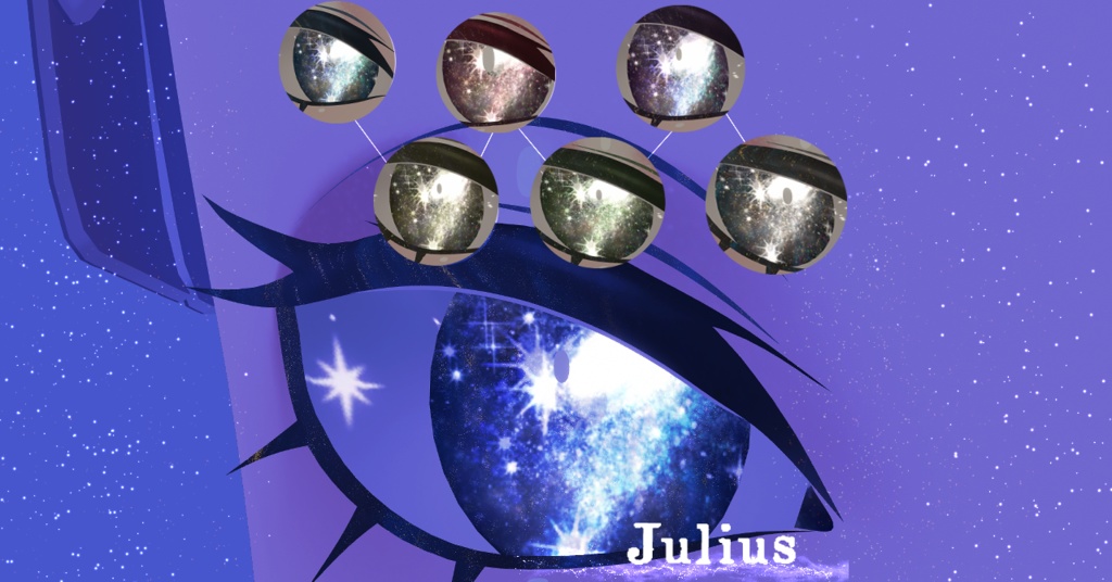 【12アバター対応/マテリアル付】天の川アイテクスチャ