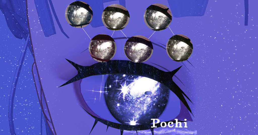 【12アバター対応/マテリアル付】天の川アイテクスチャ