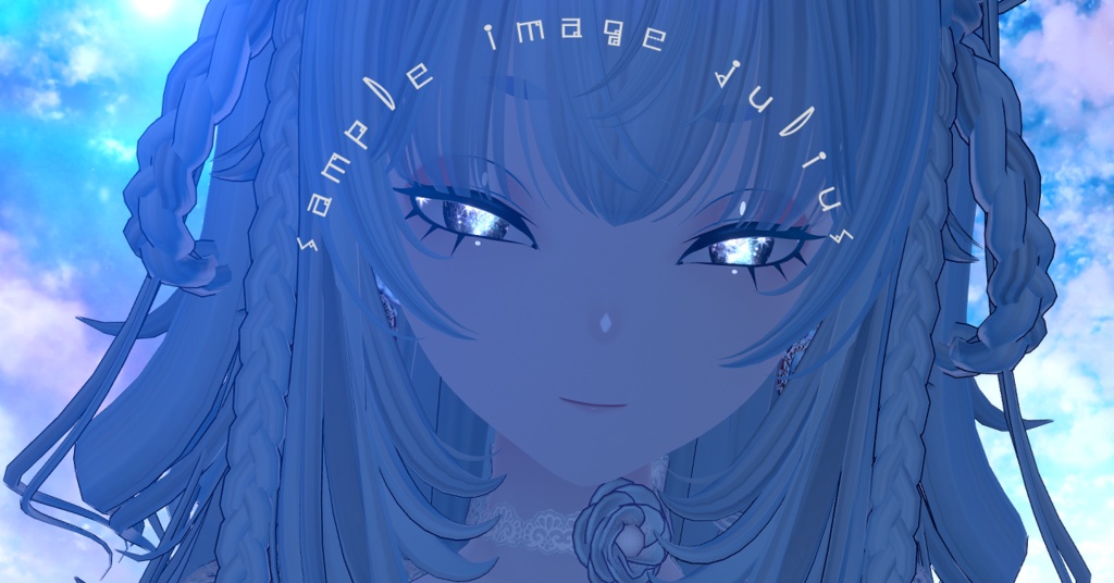 【12アバター対応/マテリアル付】天の川アイテクスチャ