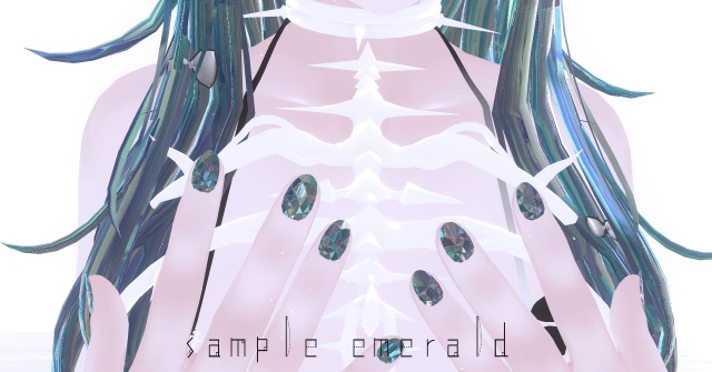 【MUMUS専用/髪・顔・体/汎用マテリアル付き】💎宝石マテリアル-your facets-💎