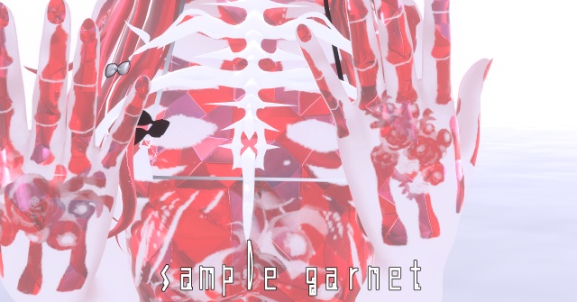 【MUMUS専用/髪・顔・体/汎用マテリアル付き】💎宝石マテリアル-your facets-💎