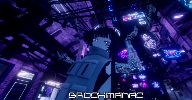 【16アバター対応&汎用/マテリアル付】Cyber body Material