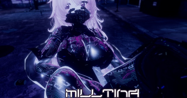 【16アバター対応&汎用/マテリアル付】Cyber body Material