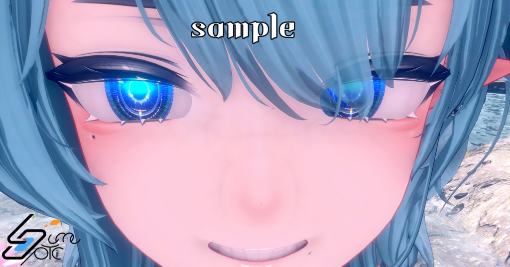 【Lume Optic 専用/マテリアルつき】逆光アイテクスチャ【21色】