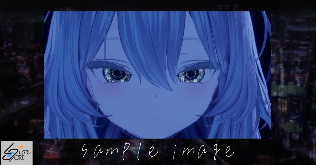 【Lume Optic 専用/マテリアルつき】ネオンアイテクスチャ【14パターン】