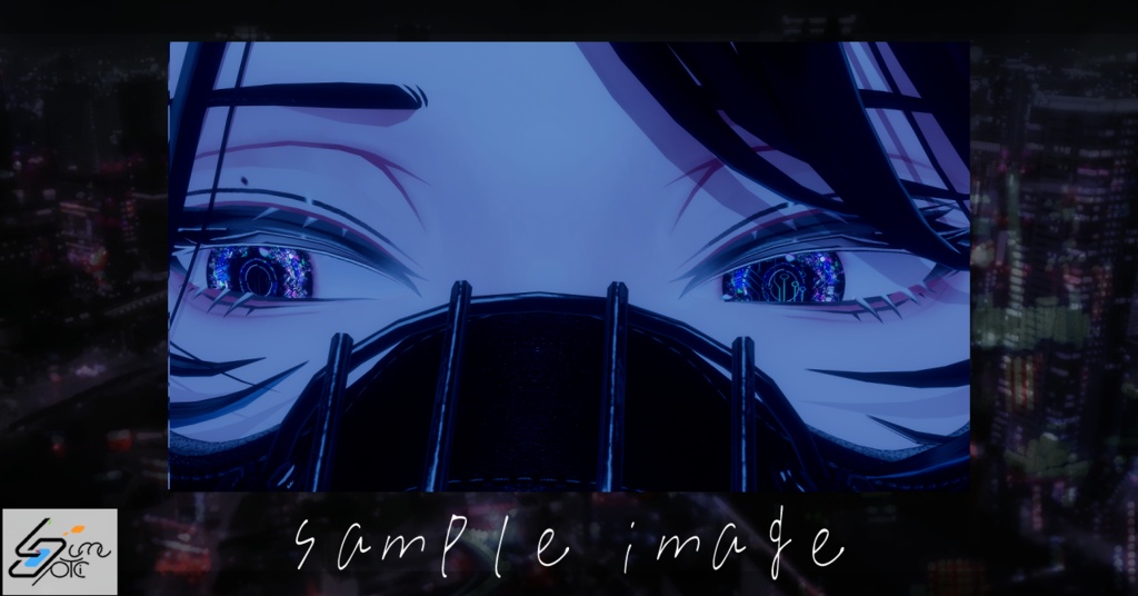 【Lume Optic 専用/マテリアルつき】ネオンアイテクスチャ【14パターン】