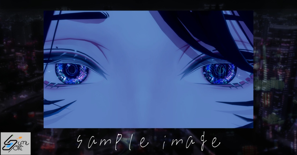 【Lume Optic 専用/マテリアルつき】ネオンアイテクスチャ【14パターン】