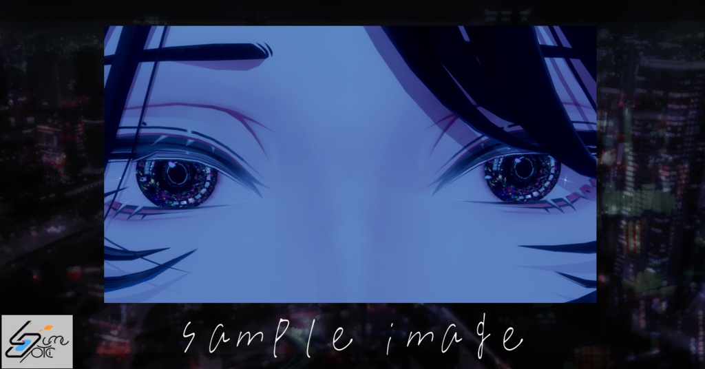 【Lume Optic 専用/マテリアルつき】ネオンアイテクスチャ【14パターン】