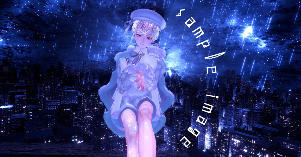 【+Head専用/髪・体/汎用マテリアル付き】💎宝石マテリアル-your facets-💎